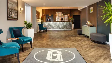 Lobby of the Garner Hotel Preston Samlesbury 